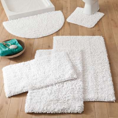 Tapis de bain coton chenille 1400g/m²