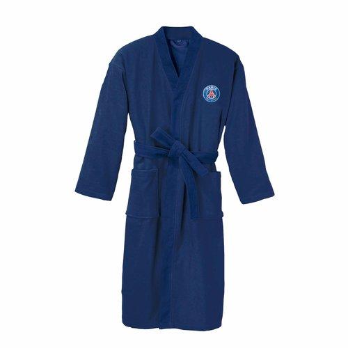Peignoir de bain uni adulte en éponge PSG