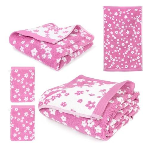 Parure de bain 5 pièces 100% coton 520 g/m2 FACILE