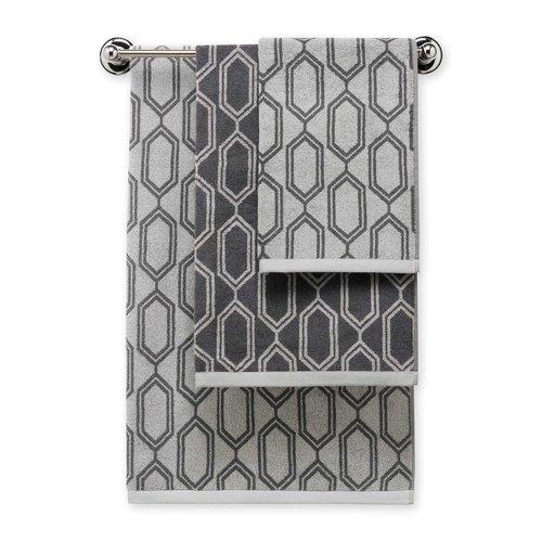 Serviette à imprimé géométrique