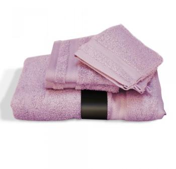Parure de bain 5 pièces ROYAL CRESENT Rose Lavande