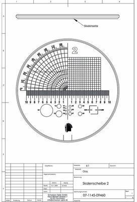 Schweizer Echelle 2 pour loupe de mesure Tech-Line