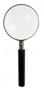 Loupe à main, en verre minéral
