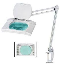 Lampe-loupe LED étau lentille 195 x 165 mm 5 diopt