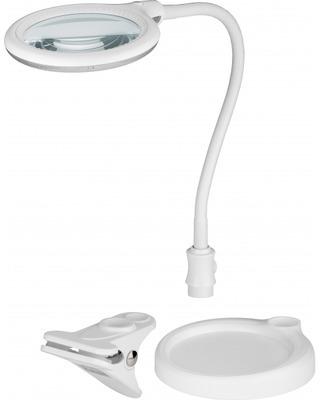 Lampe-loupe LED 2en1 lentille 100 mm, 3 dioptries