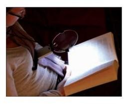 Loupe de lecture portative lumineuse