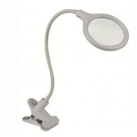Lampe-loupe LED à pince, lentille 90 mm, 5 dioptri