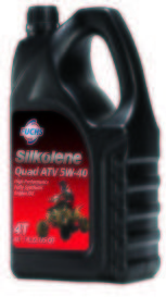Pneu Fuchs SILKOLENE QUAD ATV 5W-40 4 Litres Jerrycans Pneu Fuchs SILKOLENE QUAD