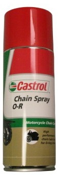 Pneu Castrol CHAINSPRAY O-R 400 Millilitres Pulvérisateur Pneu Castrol CHAINSPRAY O-R
