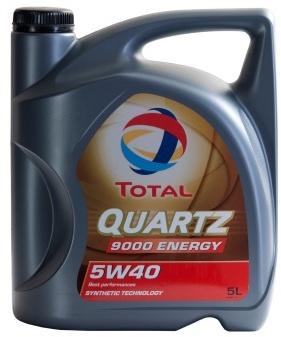 Pneu Total QUARTZ 9000 ENERGY 5W-40 5 Litres Jerry