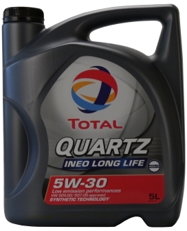 Pneu Total QUARTZ INEO LONGLIFE 5W-30 5 Litres Jer