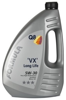 Pneu Q8 Oils Formula VX Long Life 5W-30 Huile de m