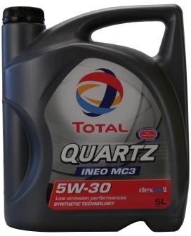 Pneu Total QUARTZ INEO MC 3 5W-30 5 Litres Jerrycans Pneu Total QUARTZ INEO MC