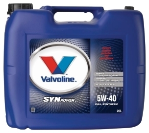 Pneu Valvoline SynPower 5W-40 Huile de moteur 20 L