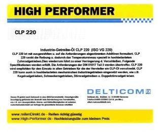 Pneu High Performer CLP 220 Industrie-Huile à engr