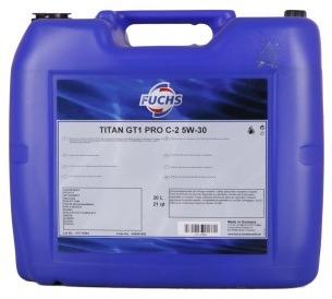 Pneu Fuchs Titan GT1 Pro C-2 5W-30 20 Litres Bidon Pneu Fuchs Titan GT1 Pro C-2