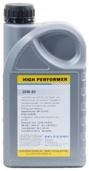 Pneu High Performer 20W-50 Oldtimer 1 Litres Boîte