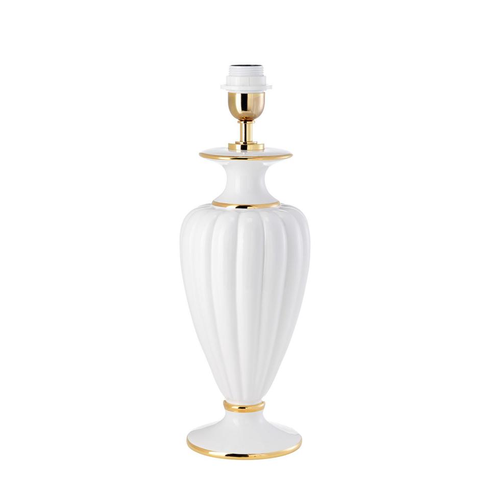 Lampe de table sans abat-jour - Céramique Blanc 1
