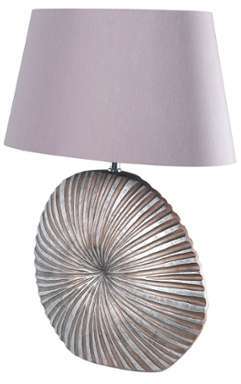 Lampe de table Shine-Shell - Tissu / Résine synthé