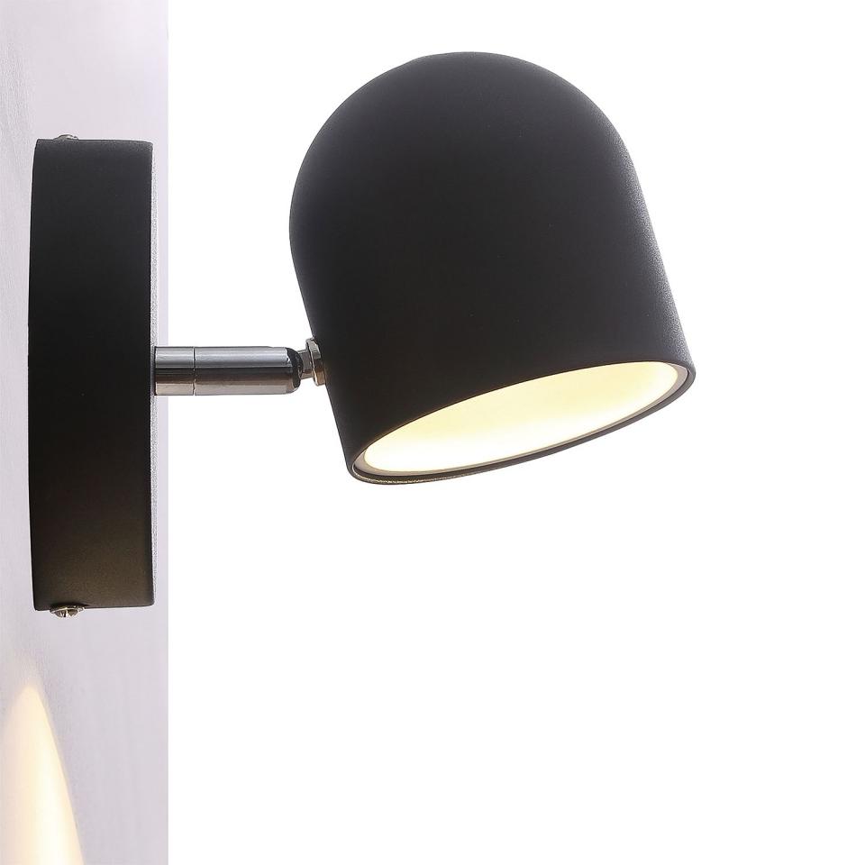 Applique murale LED Jon - Fer - 1 ampoule - Noir