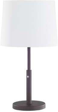 Lampe de table LED Hilver II - Coton / Acier - 3 a
