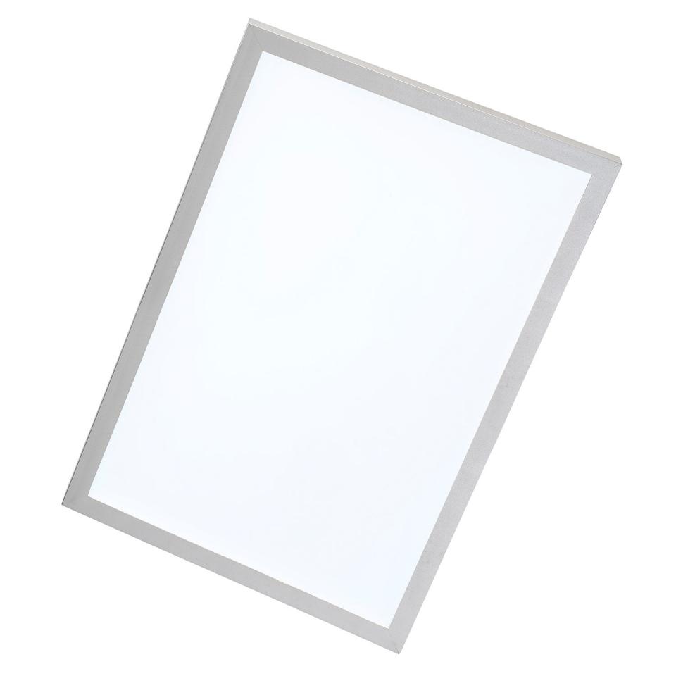 LED-Plafonnier Panel - matière synthétique / alumi