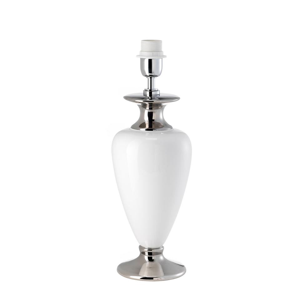 Lampe de table sans abat-jour - Céramique Blanc 1