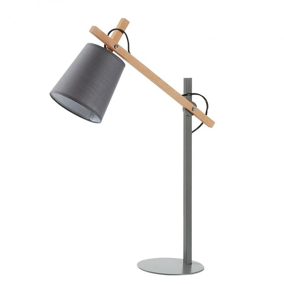 Lampe de table Kosta II - Tissu / Métal / Bois - 1