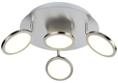 Plafonnier LED Pluto - Fer / Matière synthétique -