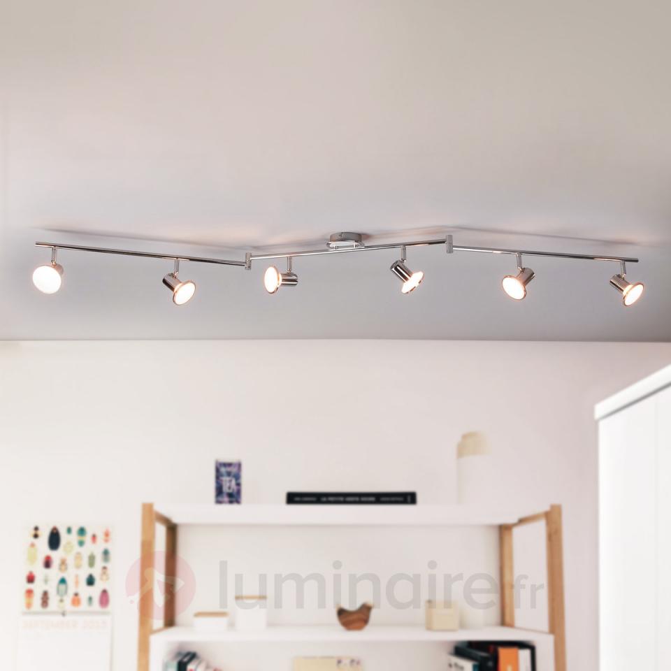Spot de cuisine LED Charley à six lampes - LAMPENW
