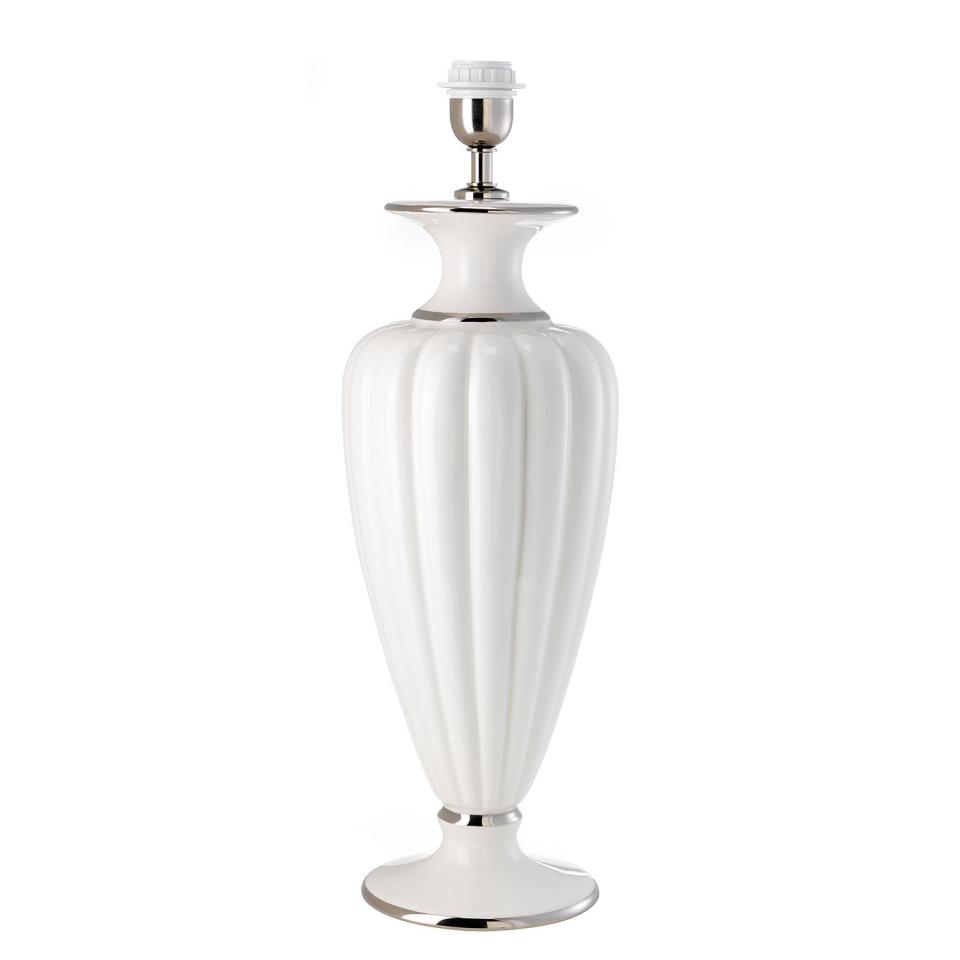 Lampe de table sans abat-jour - Céramique Blanc 1