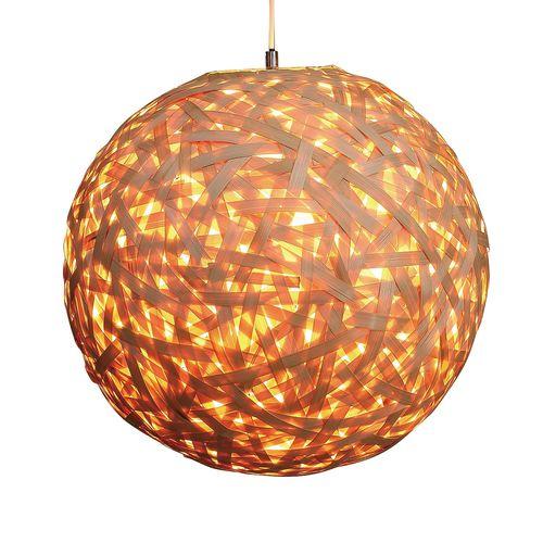 Suspension Seminole - Bambou / Métal - 1 ampoule