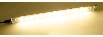 Réglette LED prolongeable 3W 30cm - Sans alimentat