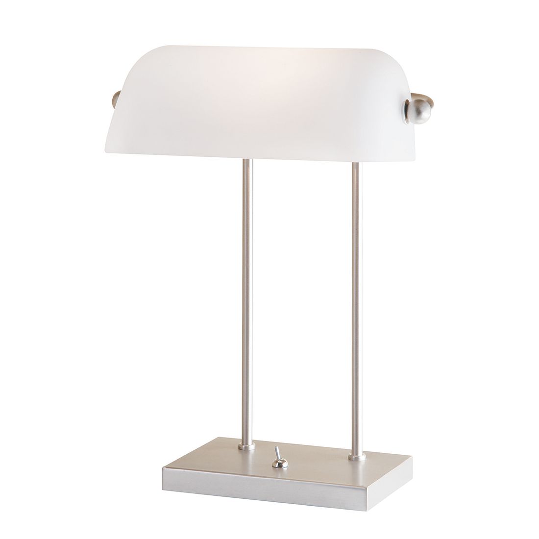 Lampe de table De Rio- 1 ampoule - Nickel mat
