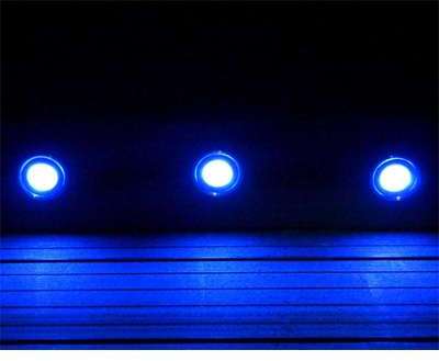 Kit spots LED RGB encastrables ronds extra-plats -
