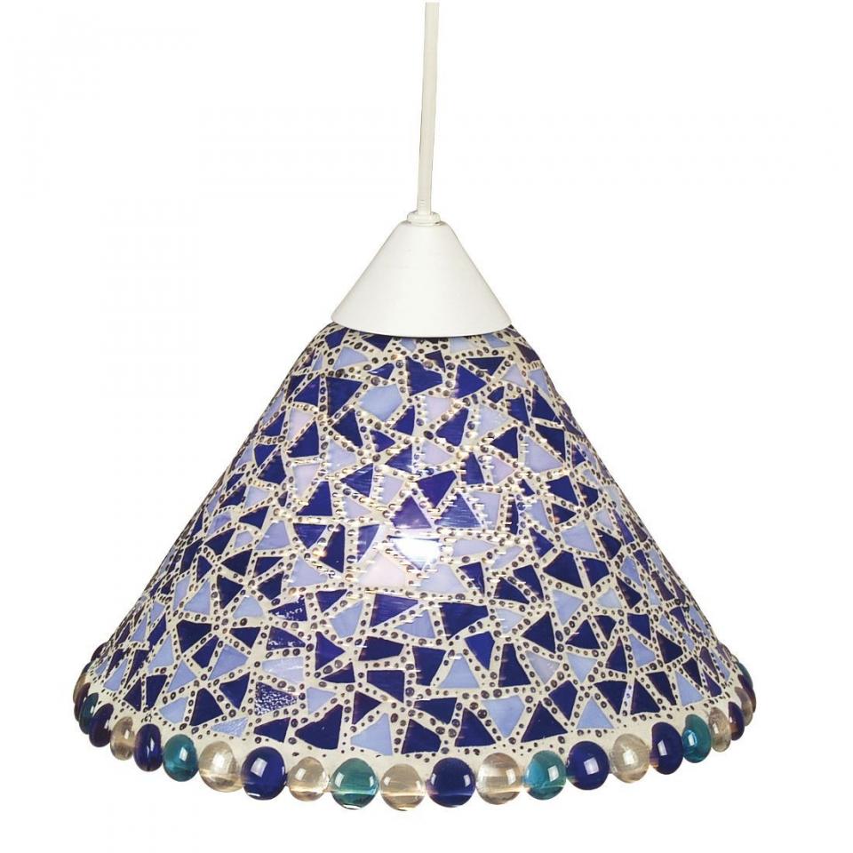 Suspension mosaïque - Bleu