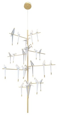 MOOOI lampe à suspension PERCH LIGHT TREE (Bianco