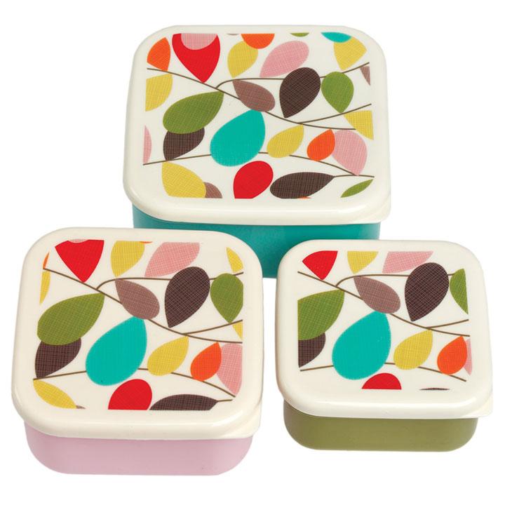 Set de 3 Boites Lunch Vintage Ivy Set de 3 Boites Lunch Vintage