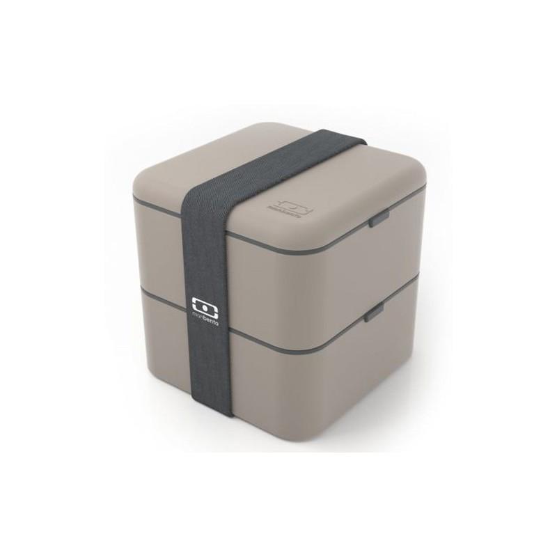 Boite bento carrée MB SQUARE grise 1,7L, monbento