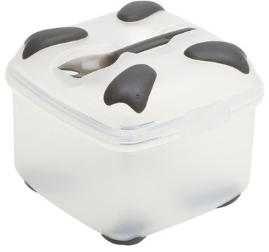 Boite à Lunch avec Fourchette Intégrée - 14 x 14 x Boite à Lunch avec Fourchette