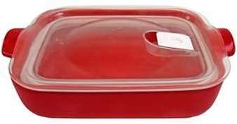 Plat rond hermétique céramique cerise 1 4 L Appolia Plat rond hermétique céramique