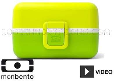 Boîte repas Bento pour enfant 0,9L - Citron vert
