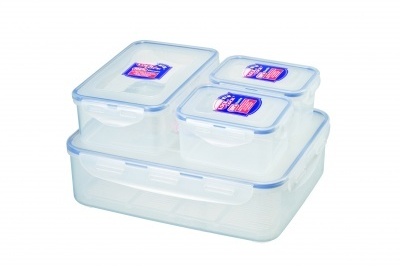 4 boîtes alimentaires sans Bisphénol A - Lock & Lo