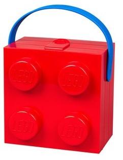 Lego - Lunch Box Lego avec anse, rouge
