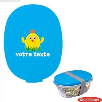 Boite à déjeuner personnalisable avec motif poussi
