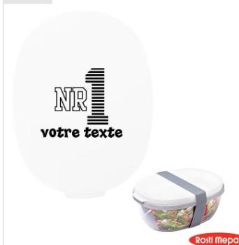 Boite à déjeuner personnalisable avec motif champi