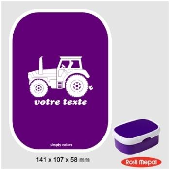 Boite à gouter personnalisable Rosti-Mepal avec mo