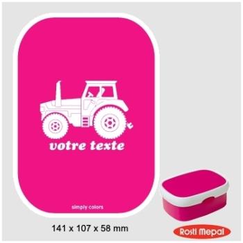 Boite à gouter personnalisable Rosti-Mepal avec motif Boite à gouter personnalisable