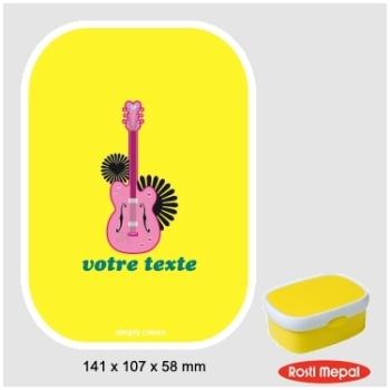 Boite à gouter personnalisable Rosti-Mepal avec mo