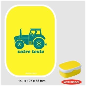 Boite à gouter personnalisable Rosti-Mepal avec mo